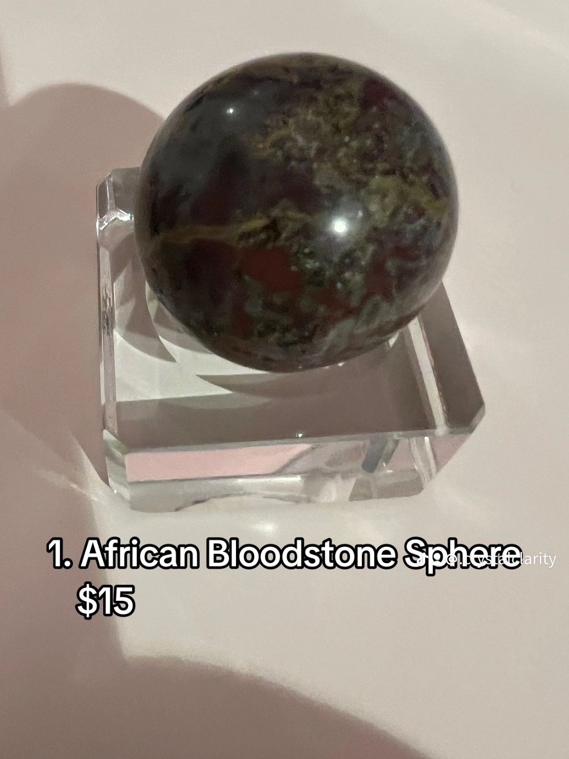 African Bloodstone Sphere