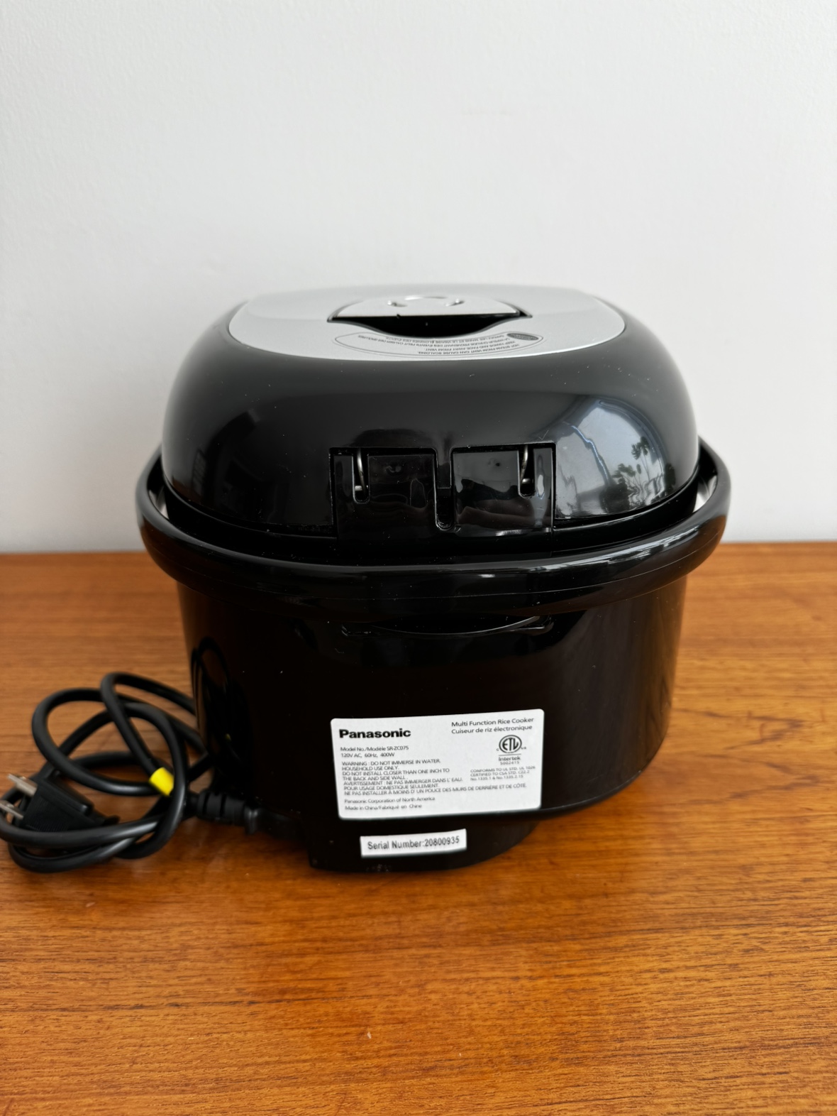 Panasonic Electronic Rice Cooker/Warmer up to 4 cups rice image indicator(2)