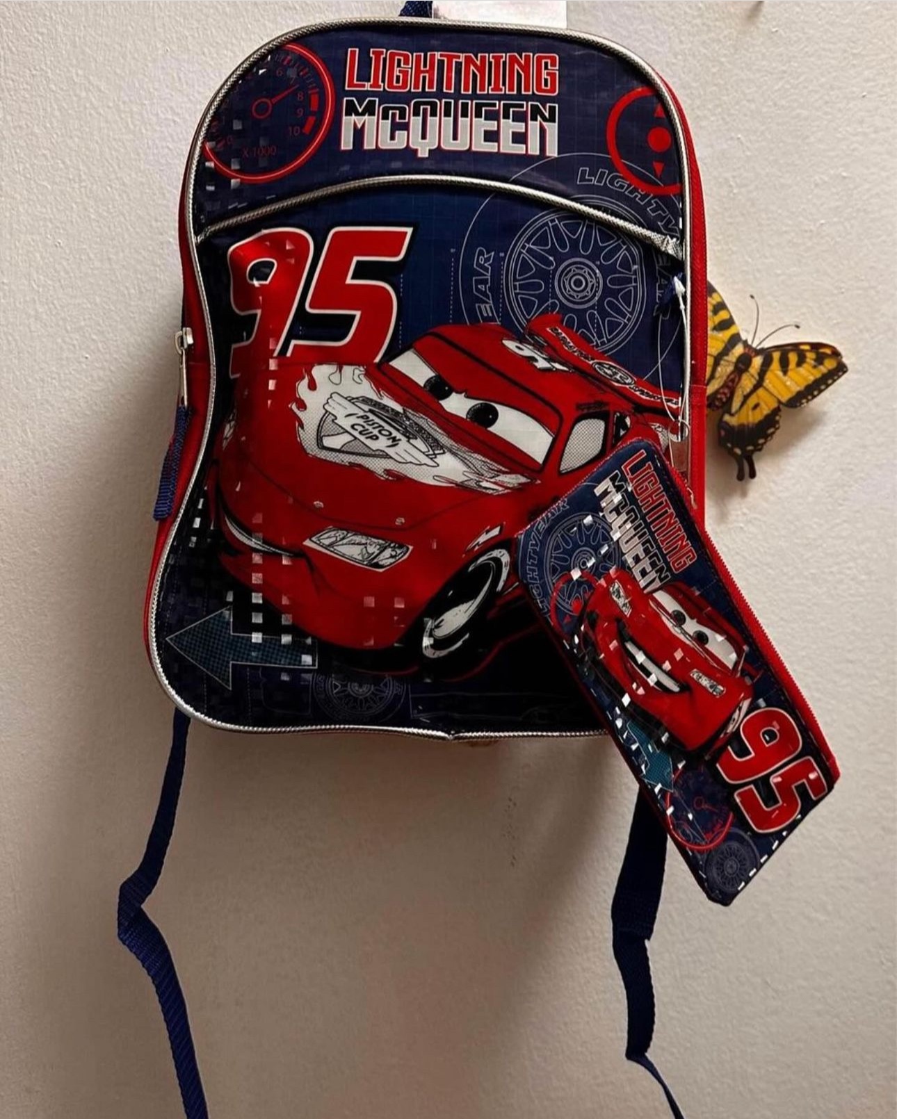 Backpack Lightning McQueen (SIZE: 11&1/2 inches thumbnail