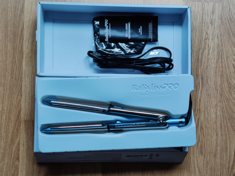 BaBylissPRO Nano Titanium Stainless Steel OPTIMA Flat Iron image indicator(3)