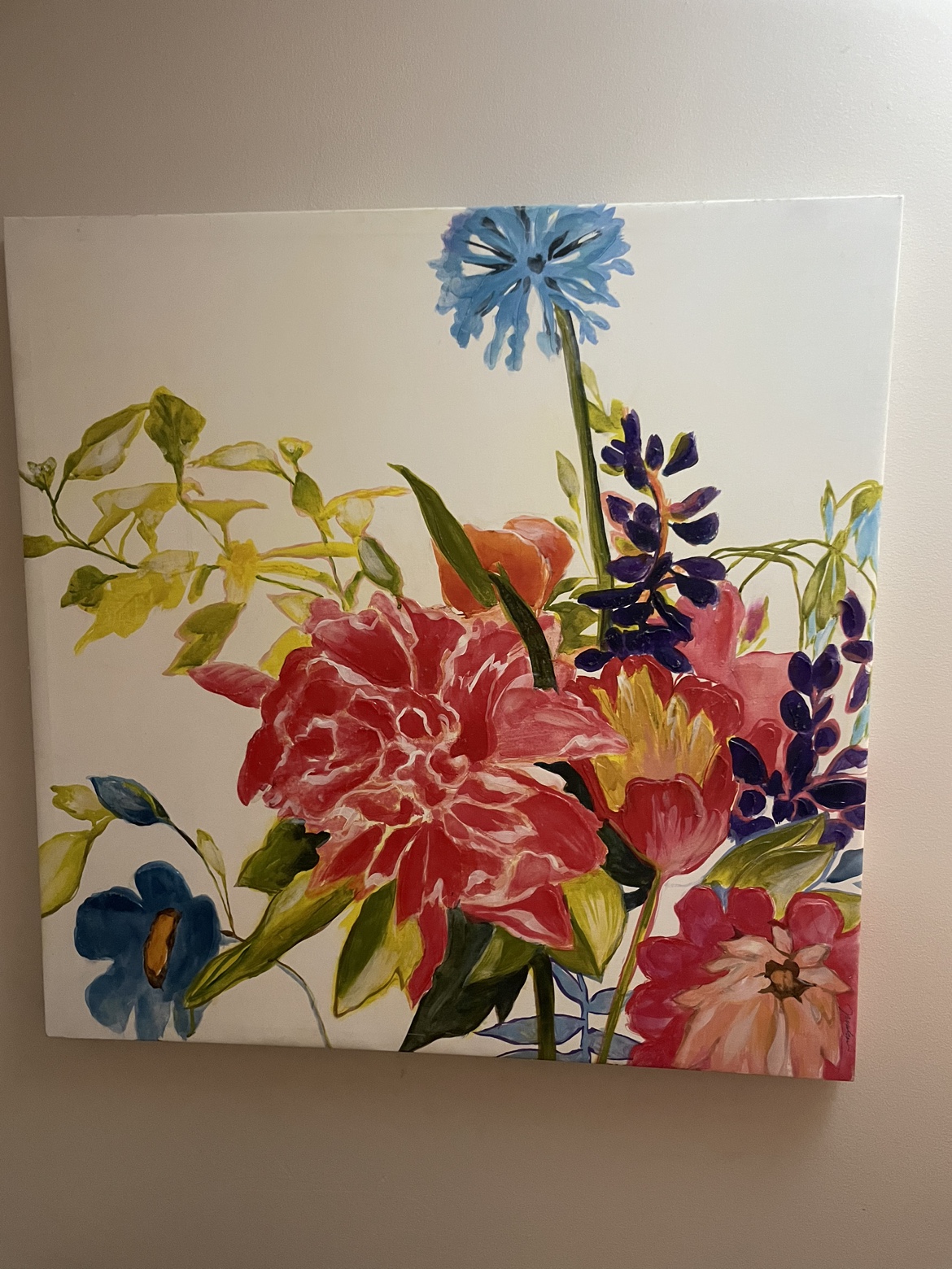 Floral Canvas Painting