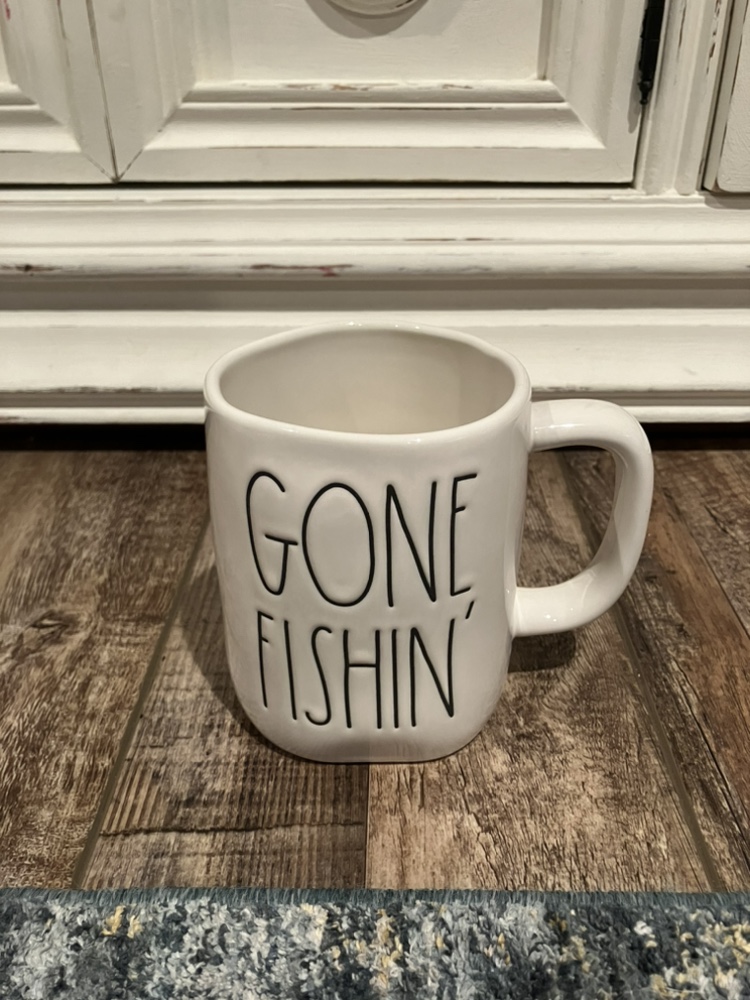 Rae Dunn Gone Fishin’ Mug