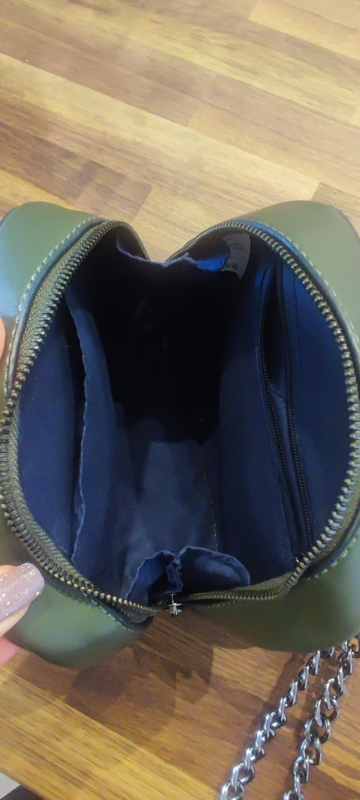 Green Quilted Round Chain Bag image indicator(8)