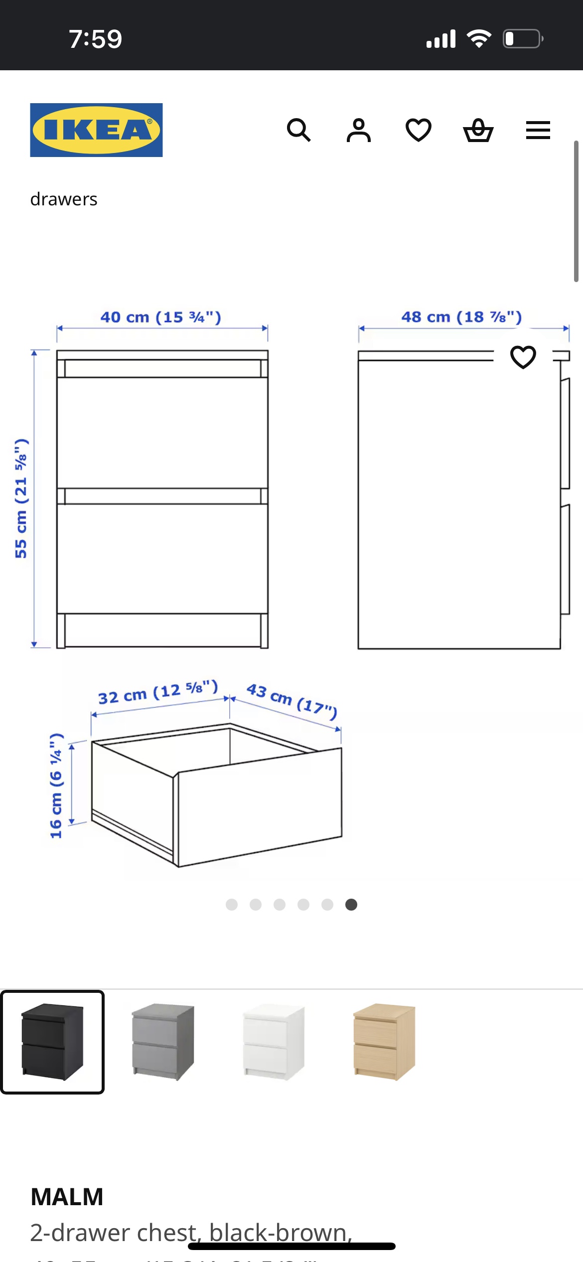 IKEA MALM Dresser and 2 Nightstands - photo 5