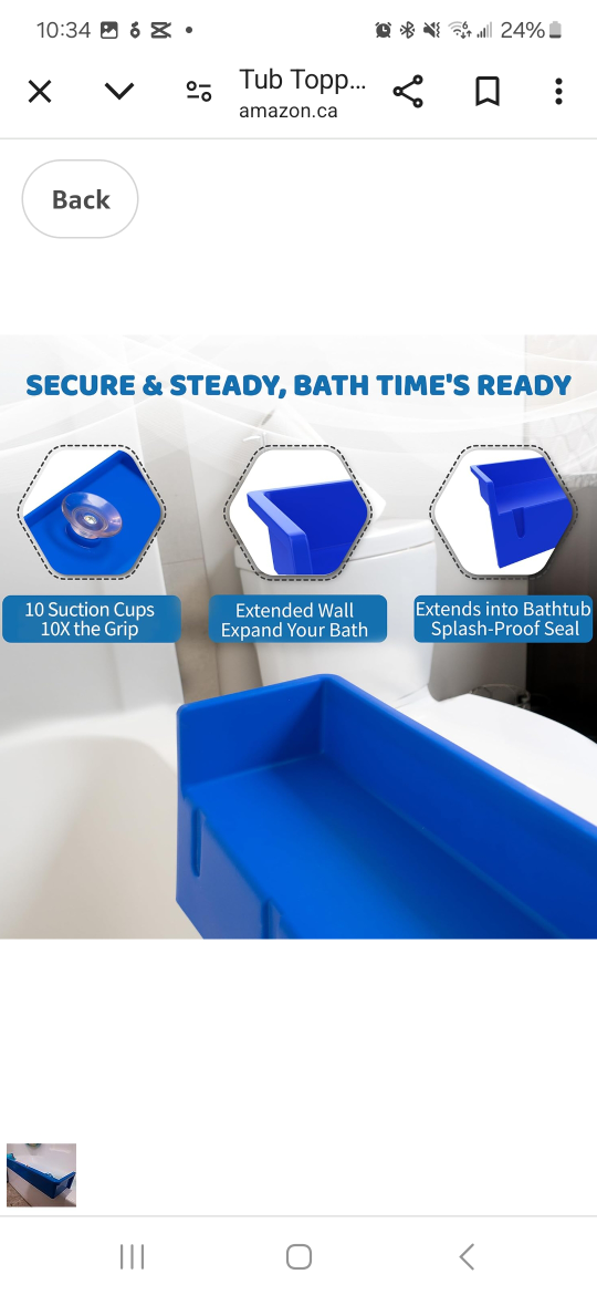 $15 Bath Tub Caddy Shelf image indicator(3)