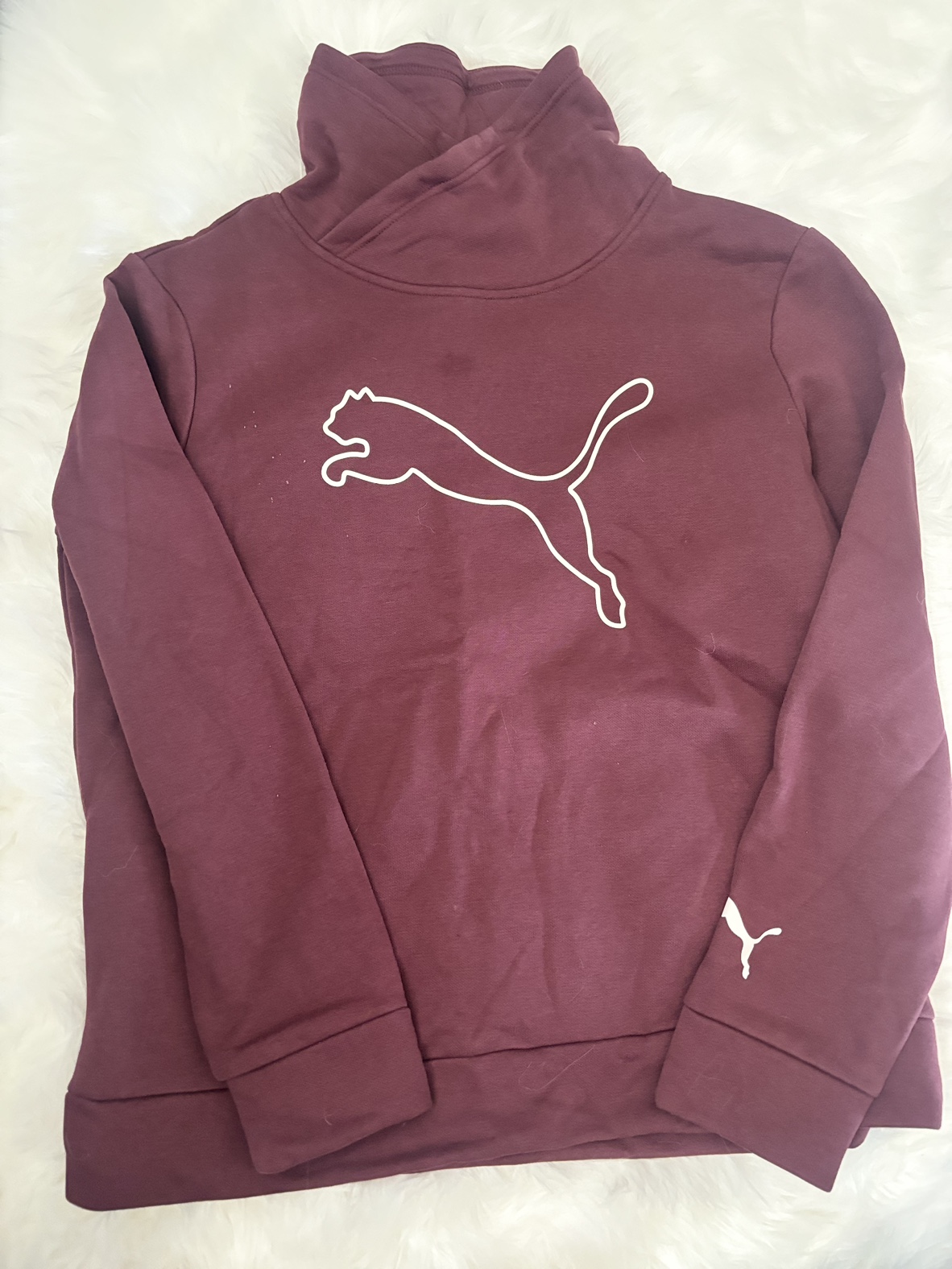 Brand New Maroon Red Puma Crewneck