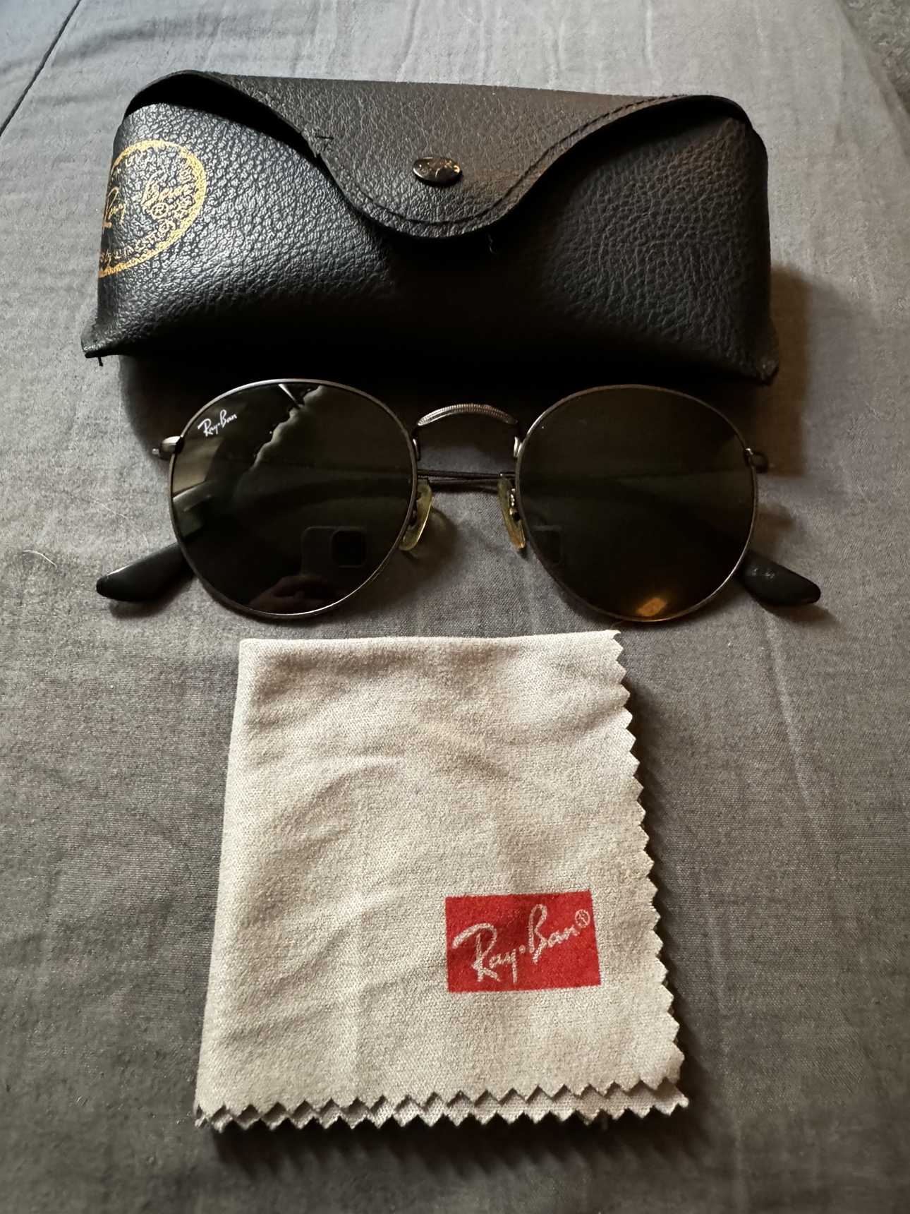 Rayban Round Metal Sunglasses
