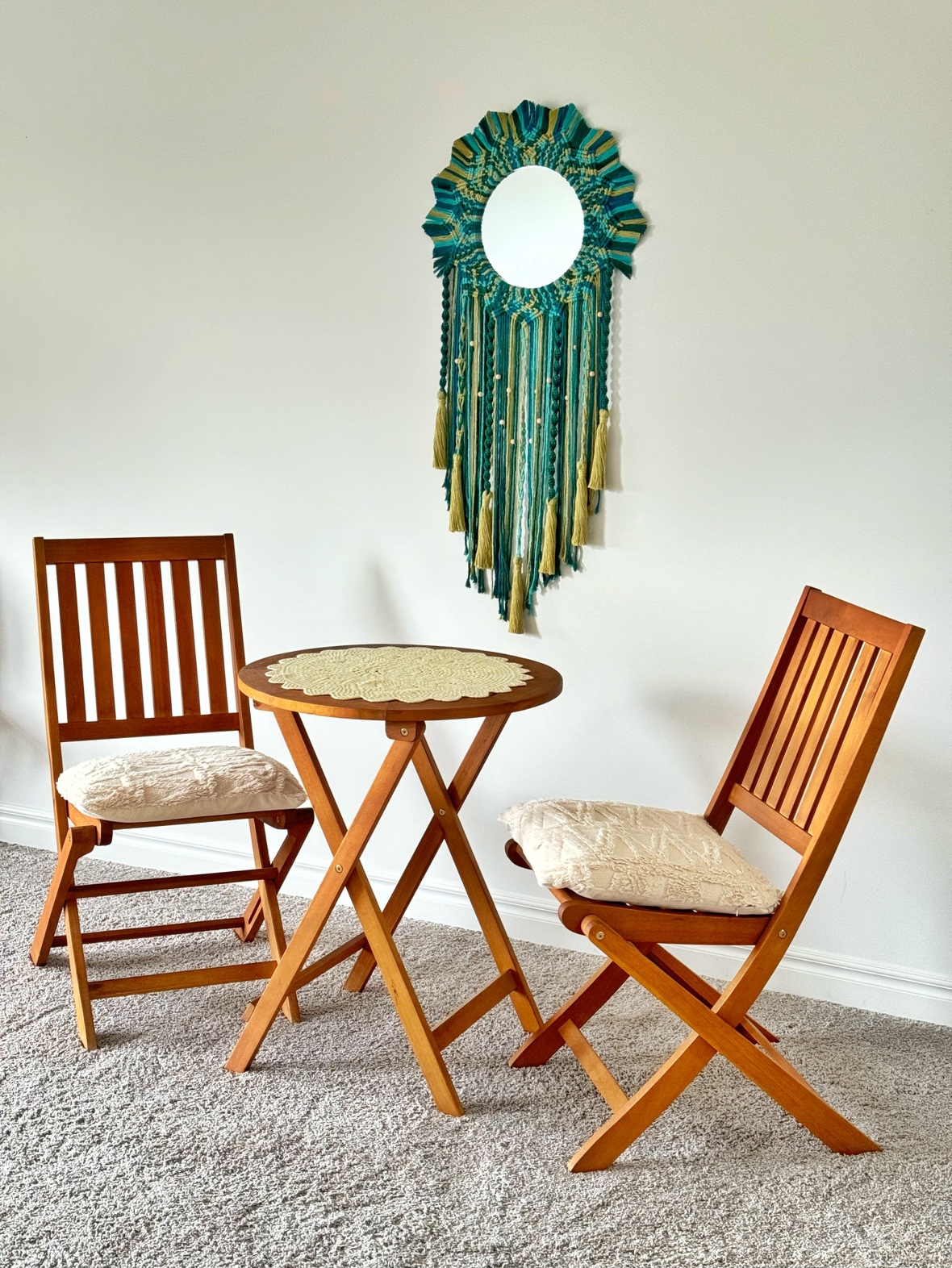 Bistro chairs and table set for sale - photo 3