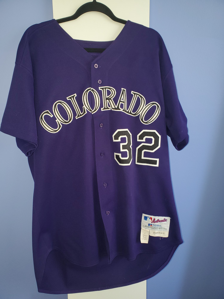 Game Worn Colorado Rockies #32 Jennings Jersey
