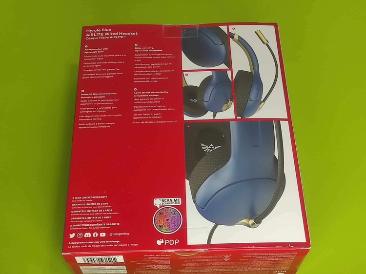 PDP Airlite Wired Headset Zelda themed - photo 3