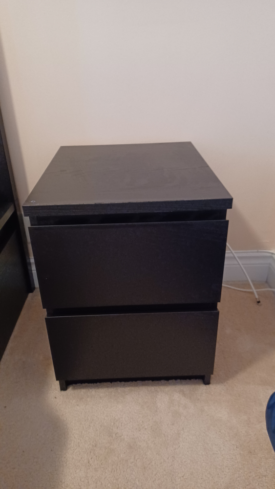 black nightstand
