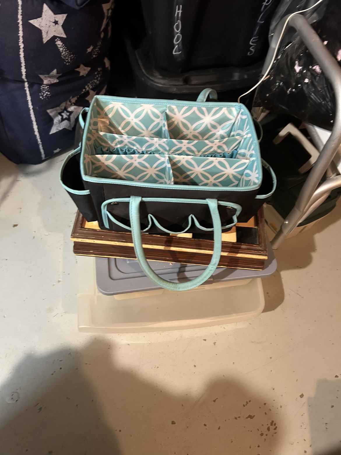 Scrapbooking Rolling Craft Tote w/ craft tote - photo 3