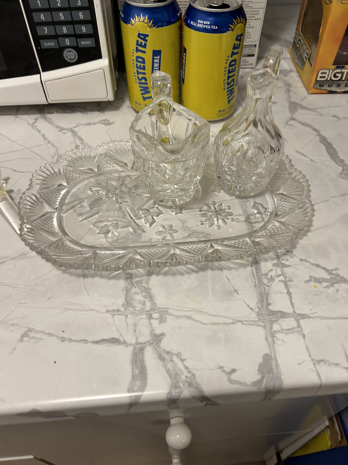 Crystal Serving Set