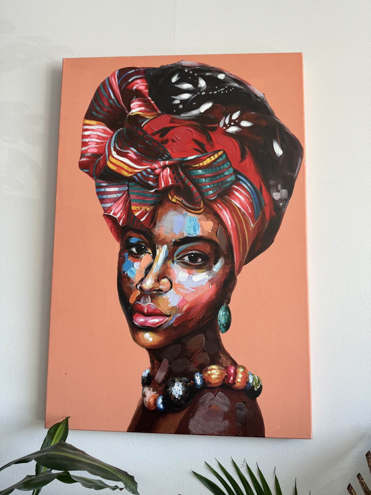 African Woman Canvas Wall Art - photo 2