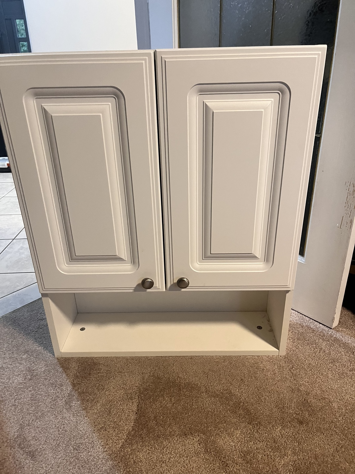 White Bathroom Cabinet