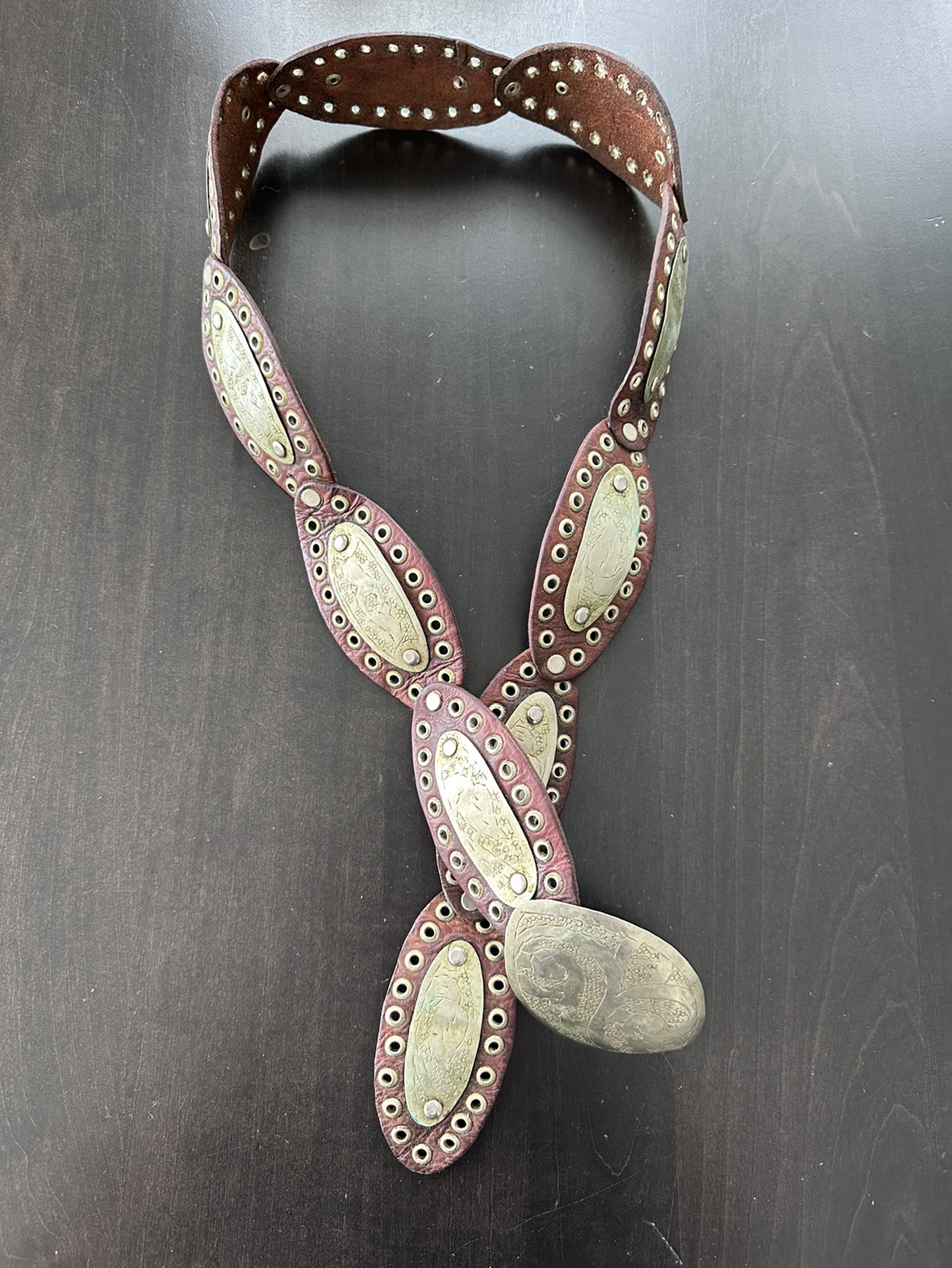 Hand made concho belt. - photo 2