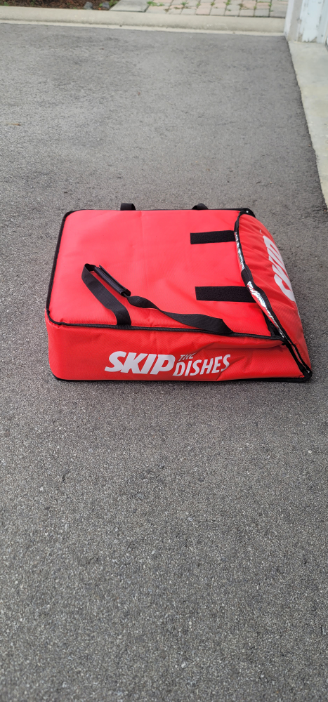 2 Skip Delivery Bags Pizza and General Unused Like New - photo 3