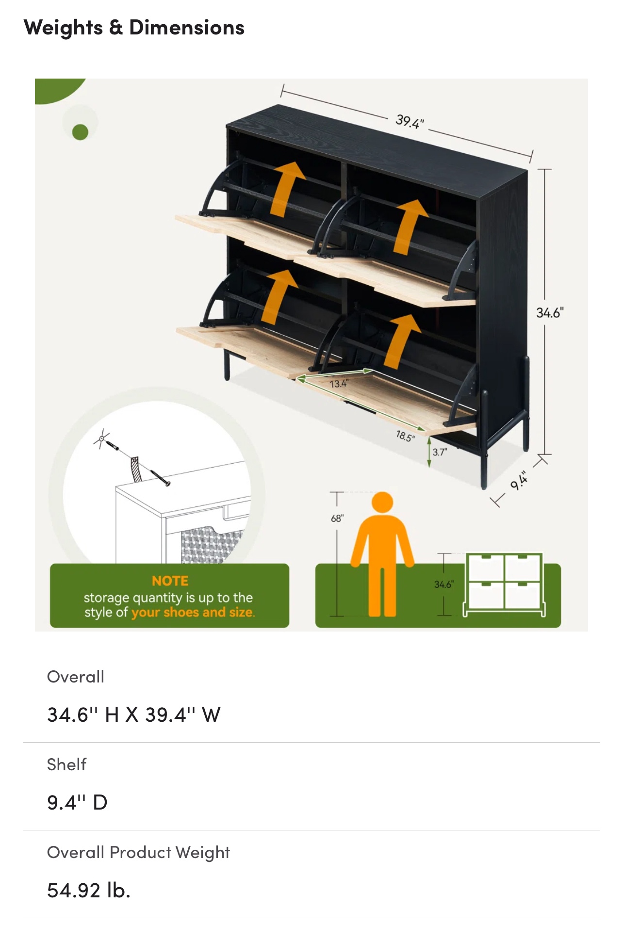 16 Pair Stackable Shoe Storage Cabinet #freecycle image indicator(2)