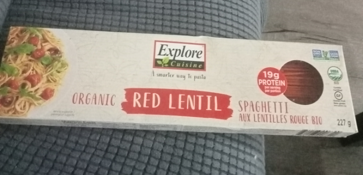 Explore Cuisine Organic Red Lentil Spaghetti