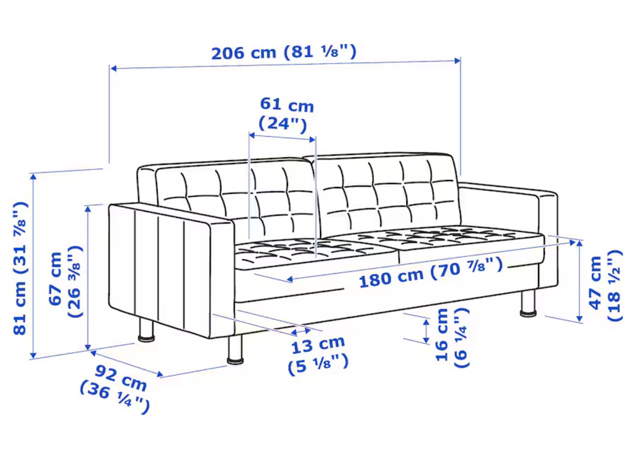 Black faux leather couch (loveseat) - photo 3