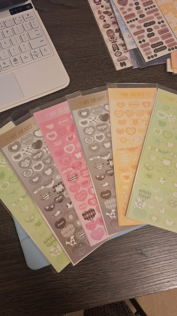 "My Heart" Sticker Sheets image indicator(2)