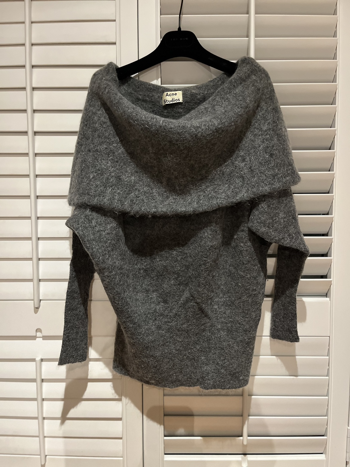 Acne Studios Grey Cowl Neck Sweater $600->$150 - photo 2