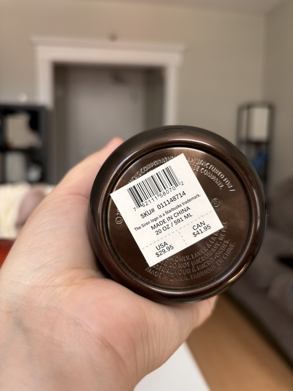 Vacuum insulated tumbler Starbucks 20oz image indicator(4)