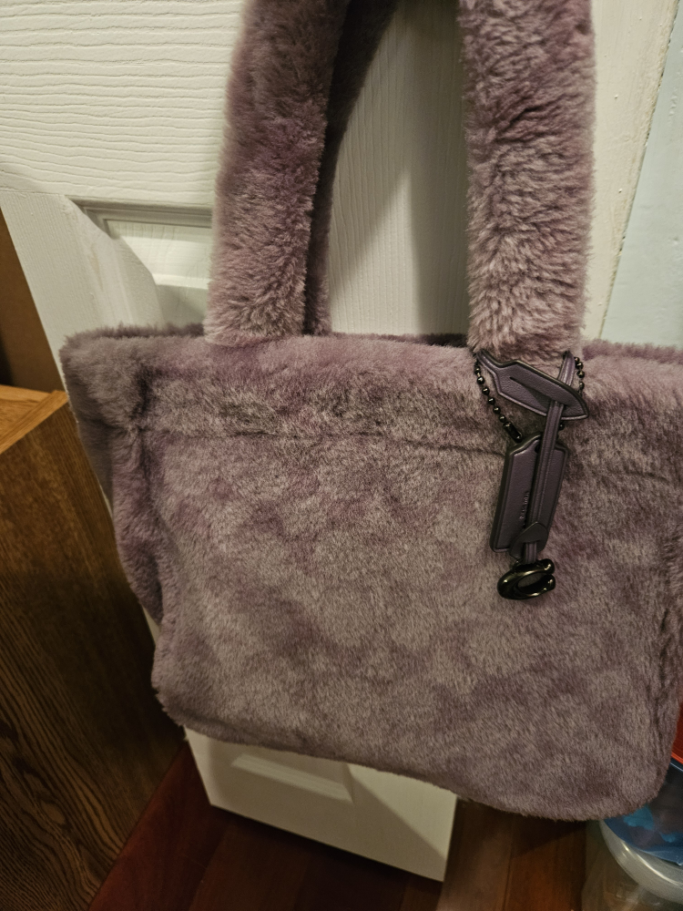 Coach Purple Tote Bag