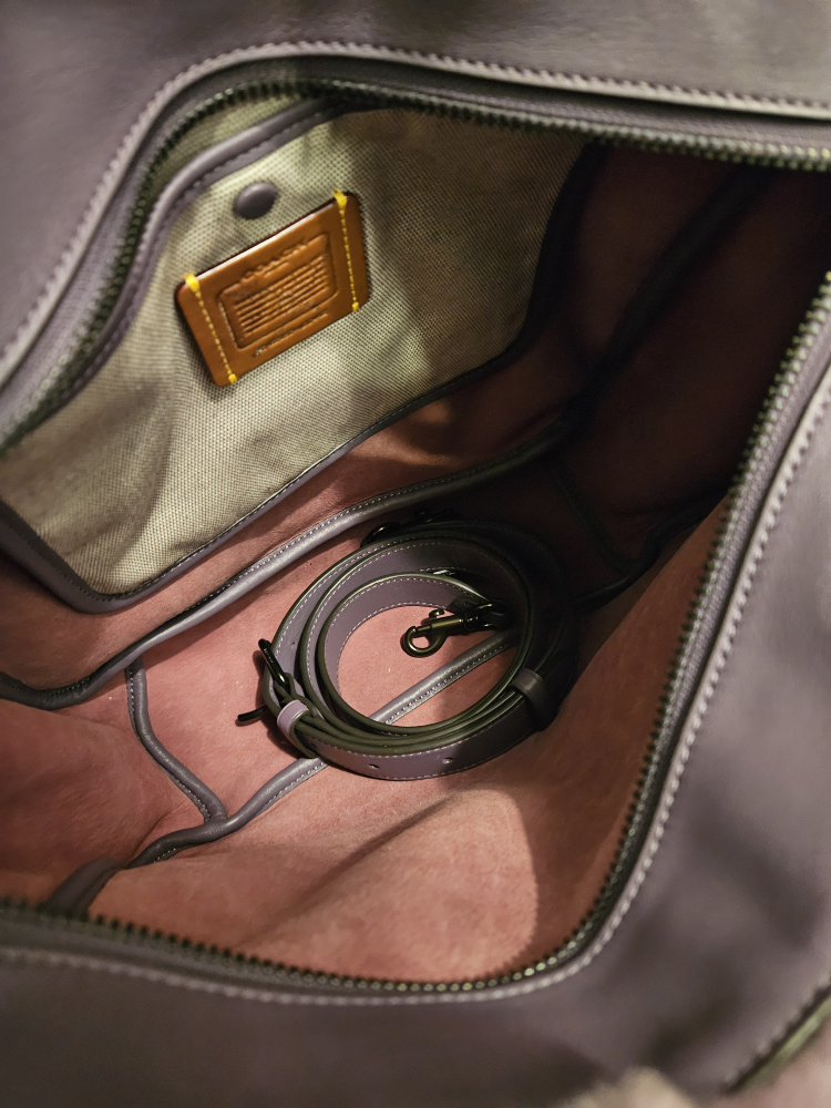 Coach Purple Tote Bag - photo 3
