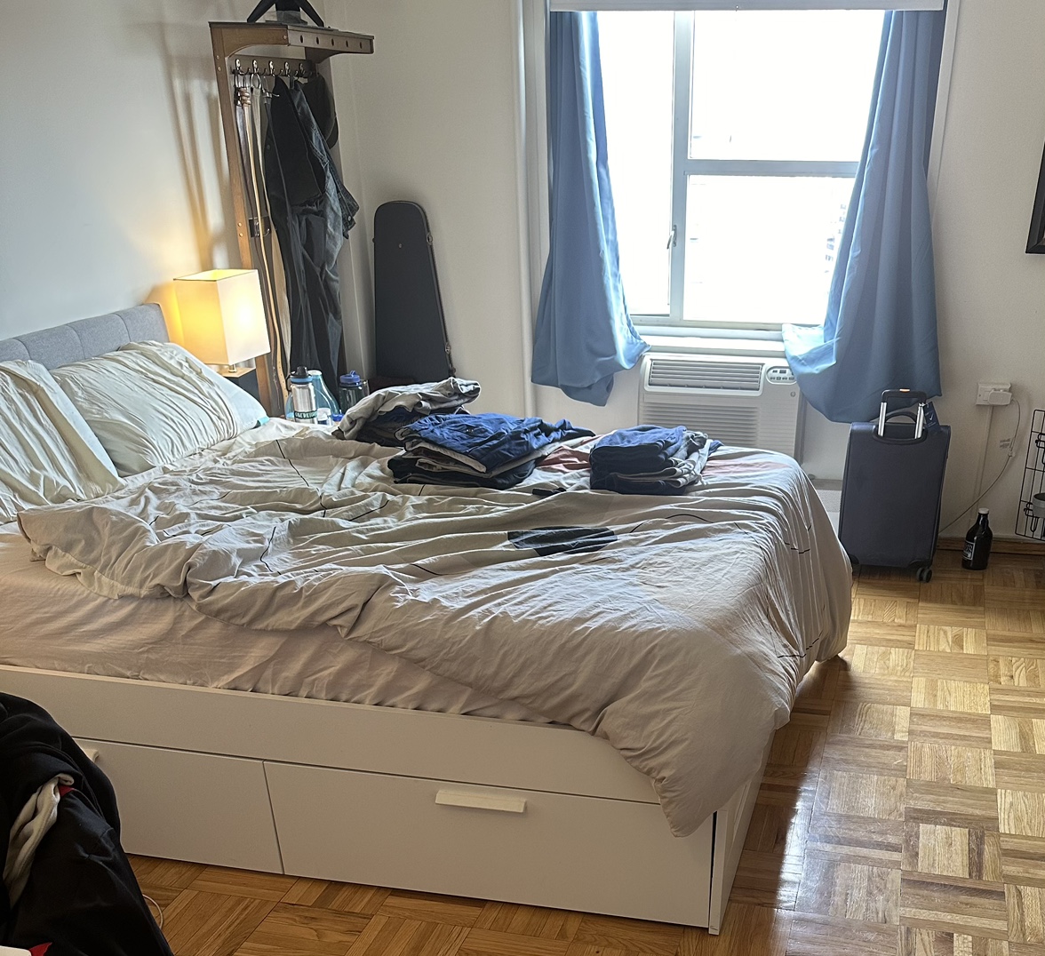 IKEA Brimnes queen bed frame with storage - photo 5