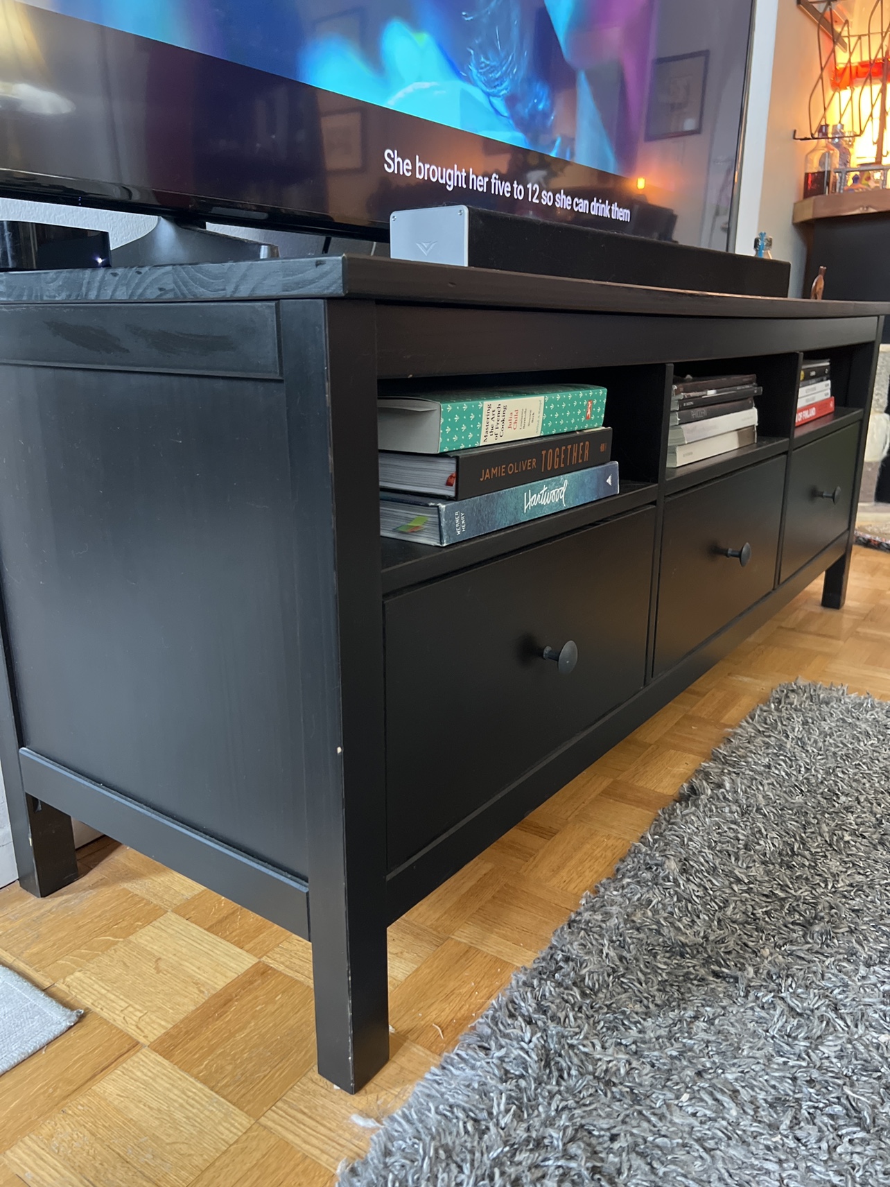 Black TV Stand - photo 2