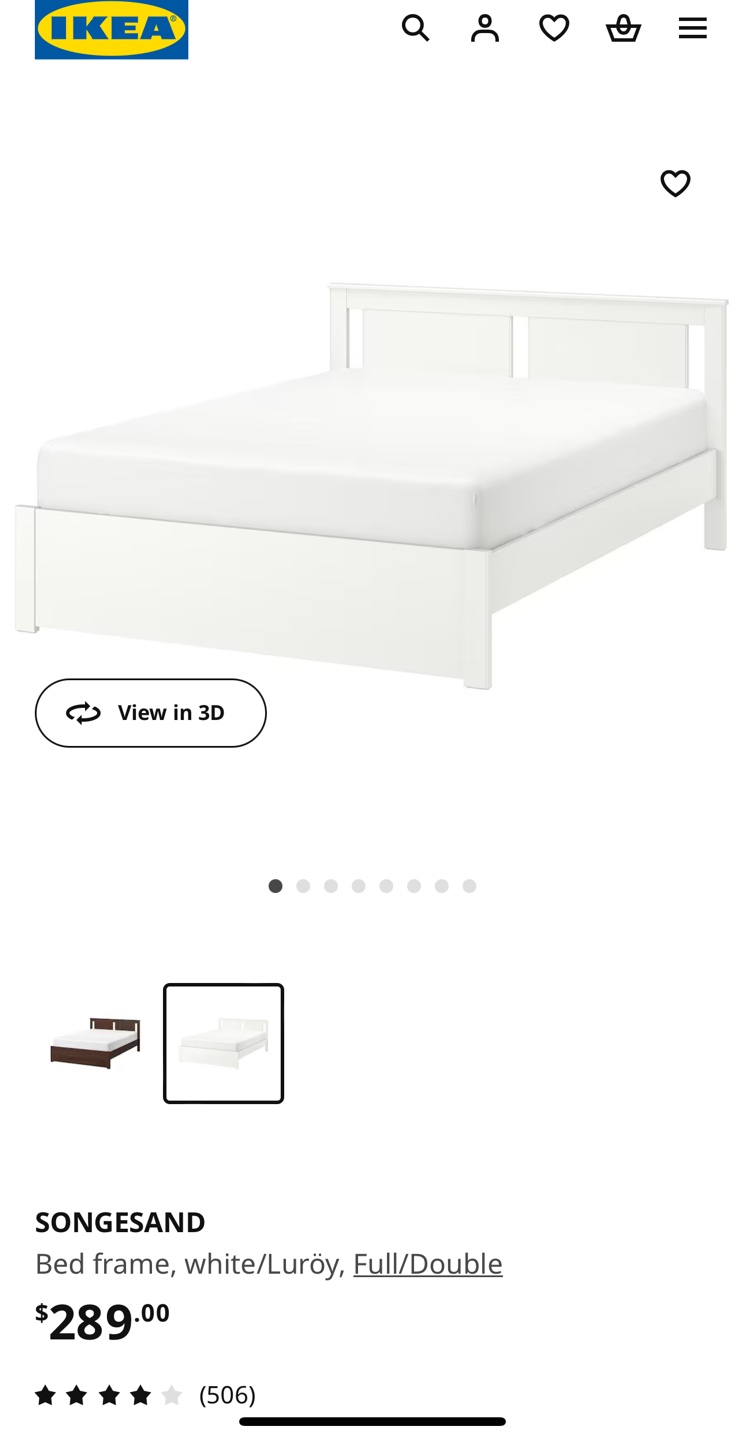 Urgent sell - Queen bed frame like new image indicator(2)