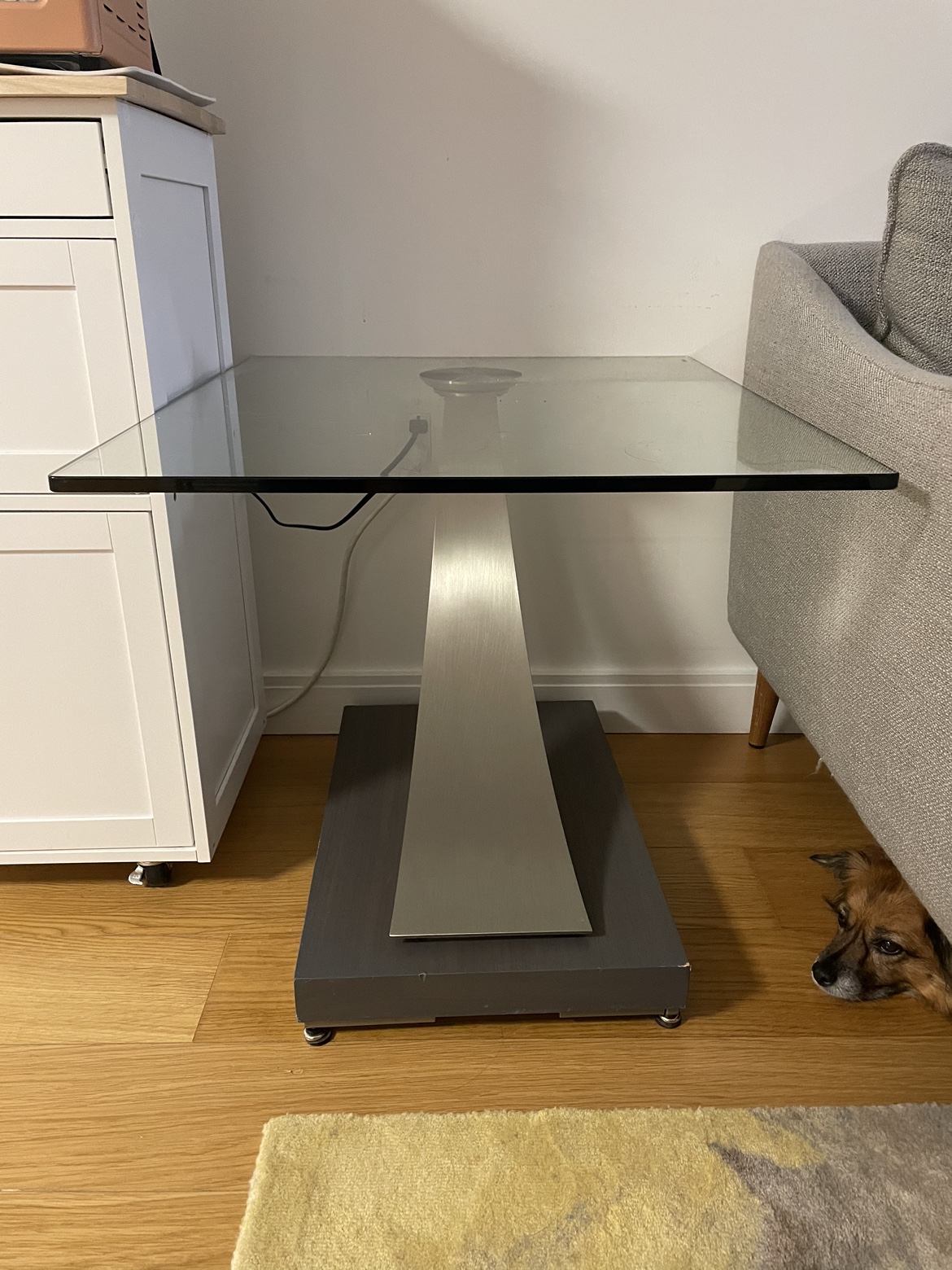 Glass Coffee Table and End table - photo 2