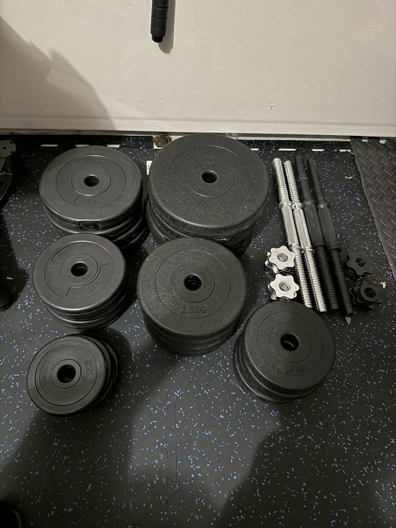 Weight Plates and Bars Set, Adjustable  Dumbbells thumbnail