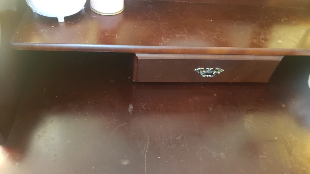 Vanity Set with Mirror, Stool and Two Lamps image indicator(2)