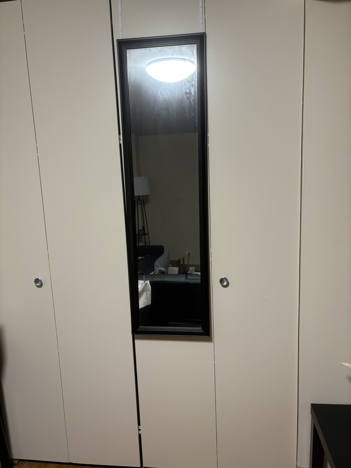 Hanging Full Length Black Mirror