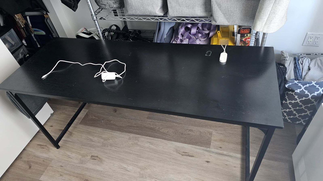 Black desk