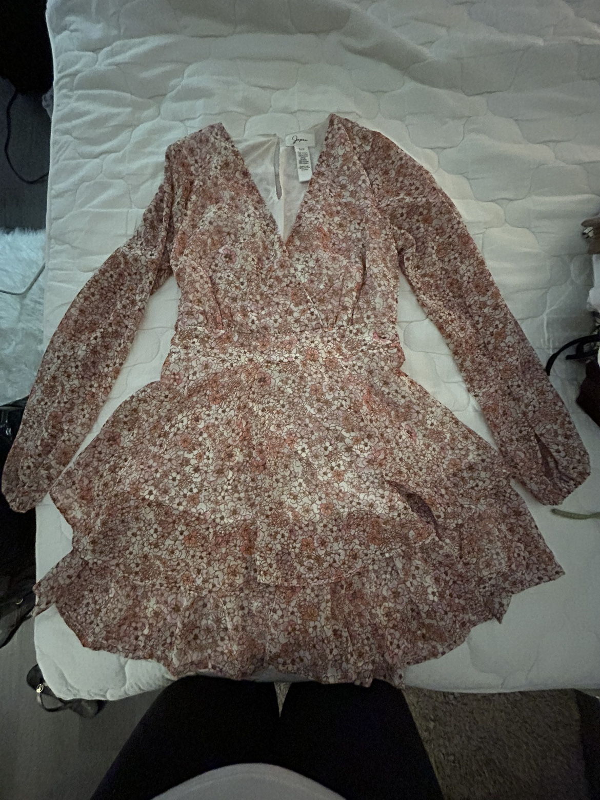 Floral Long Sleeve Dress - photo 2