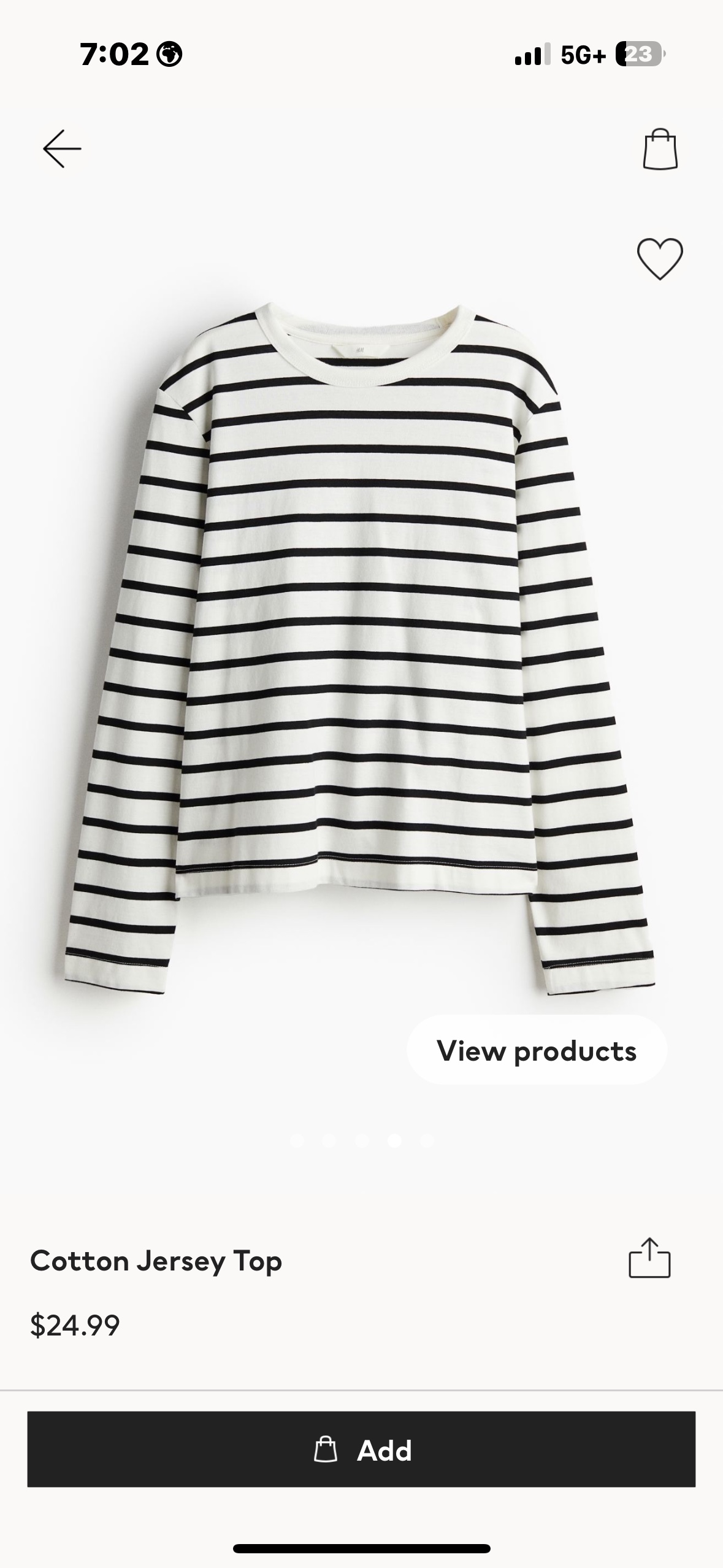 Striped Long Sleeve T-Shirt #freecycle