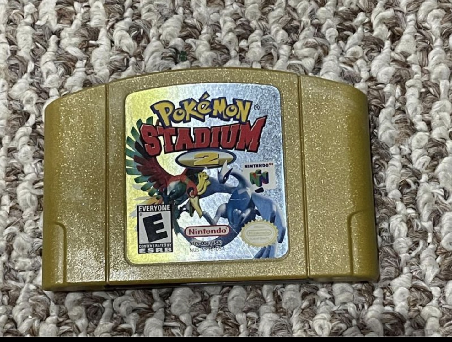 Pokémon Stadium 2 N64 Cartridge