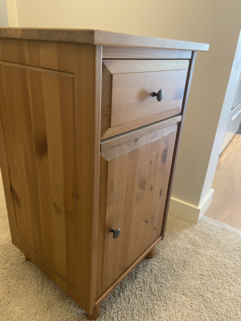 Wood Nightstand - photo 2