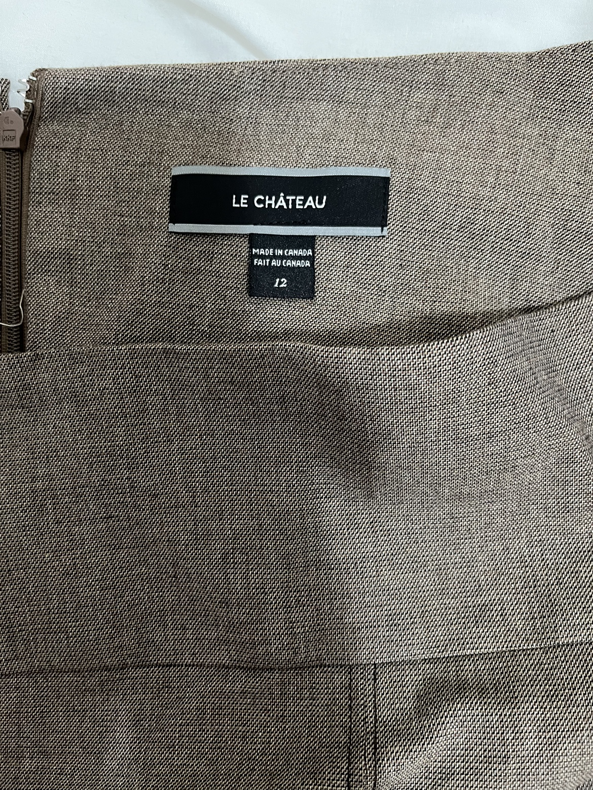 Le Chateau Brown Skirt Size 12 - photo 2