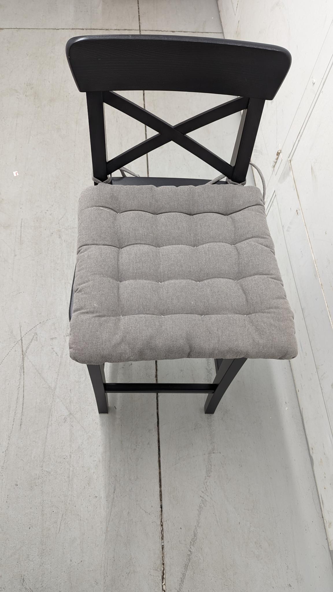 IKEA Ingolf Bar Stools & Cushions (price is for set of 2) thumbnail