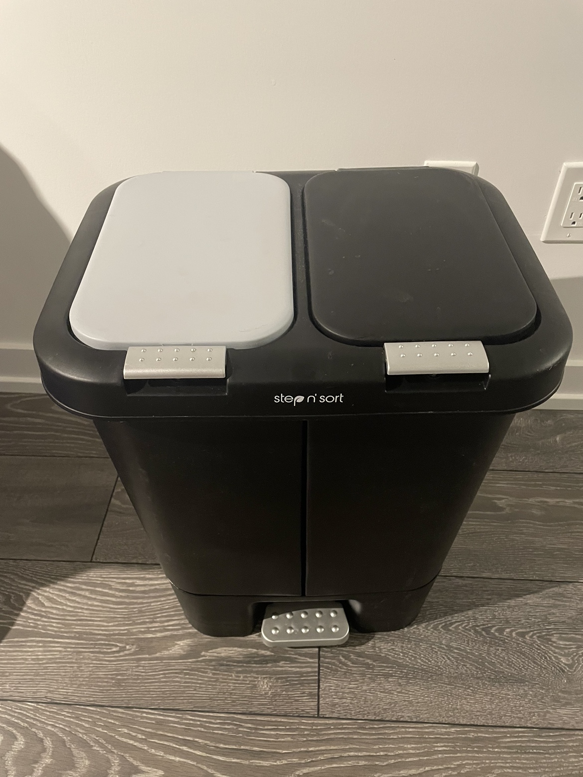 Step N' Sort Dual Compartment Trash & Recycling Bin