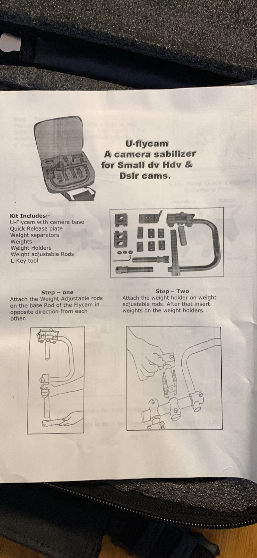 U-Flycam Camera Stabilizer image indicator(2)