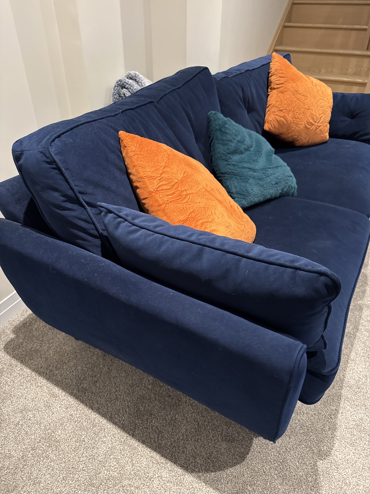 Blue Velvet Sofa - photo 3