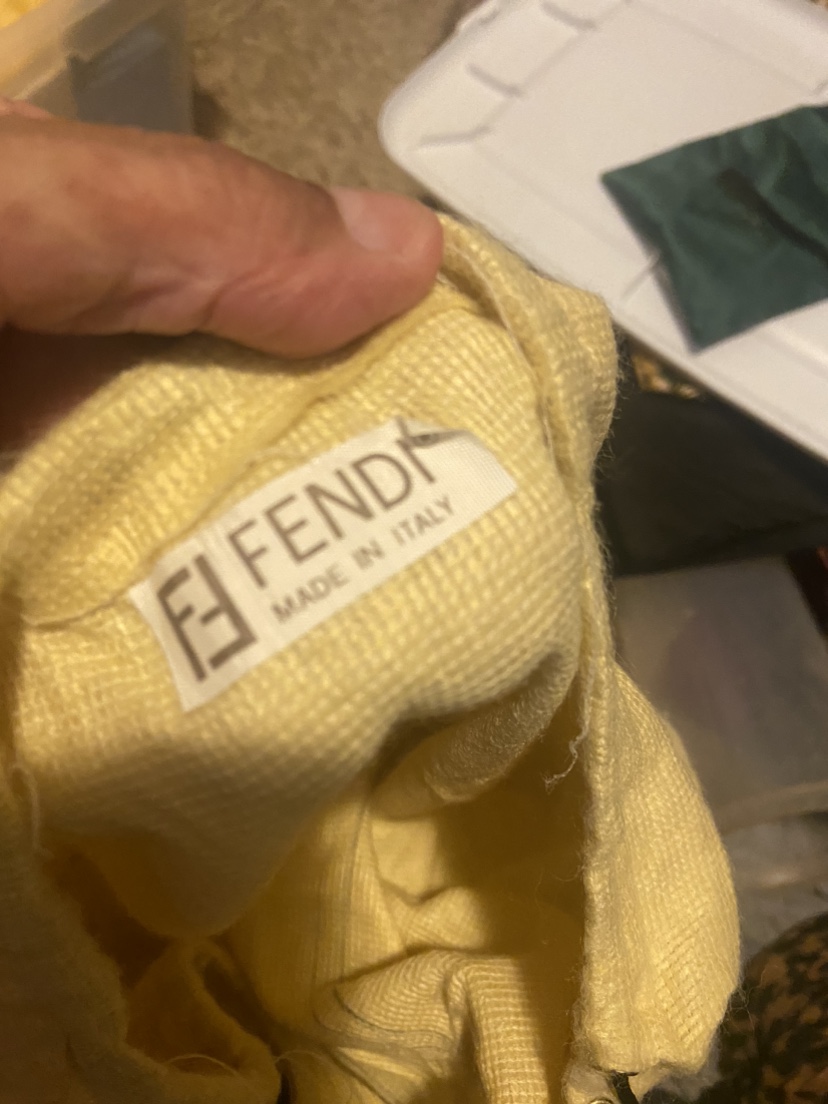 FENDI vintage dust bag for purse authentic image indicator(3)