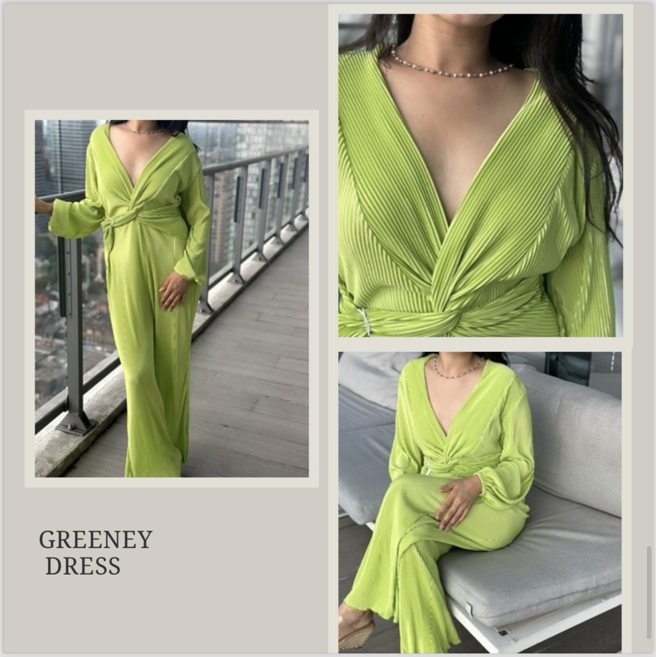 Orange Pleated Jumpsuit - photo 2