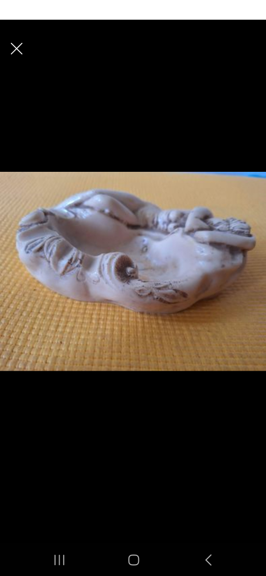 Nice Vintage Resin Nude Ashtray Over 50 Years Old image indicator(4)