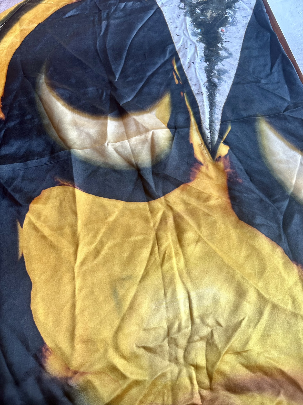 Vintage Large Silk Scarf
